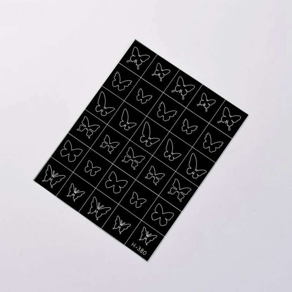Stencil Nail Stickers - DTK Nail Supply