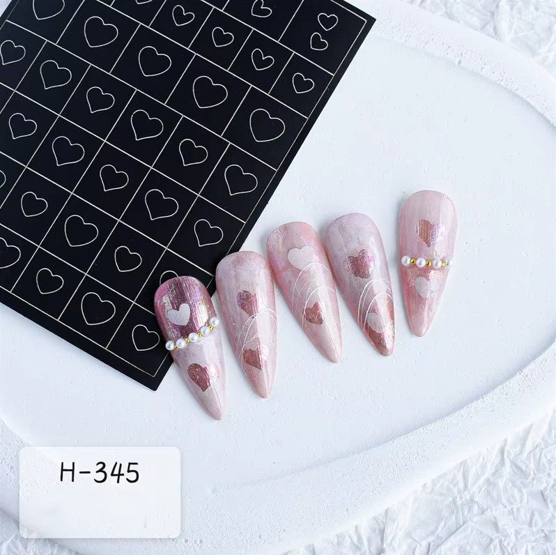Stencil Nail Stickers - DTK Nail Supply