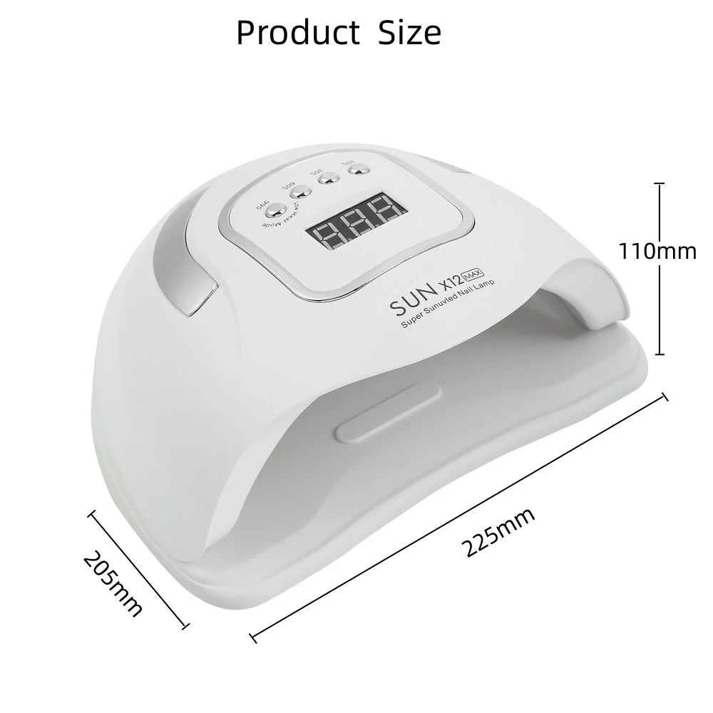 Super SUN UV LED Nail Lamps x12 Max - DTK Nail Supply