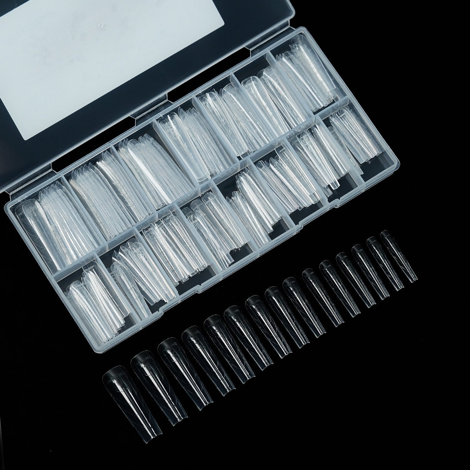 LAVIS - Dual Form Tapered Square 15 Sizes Clear