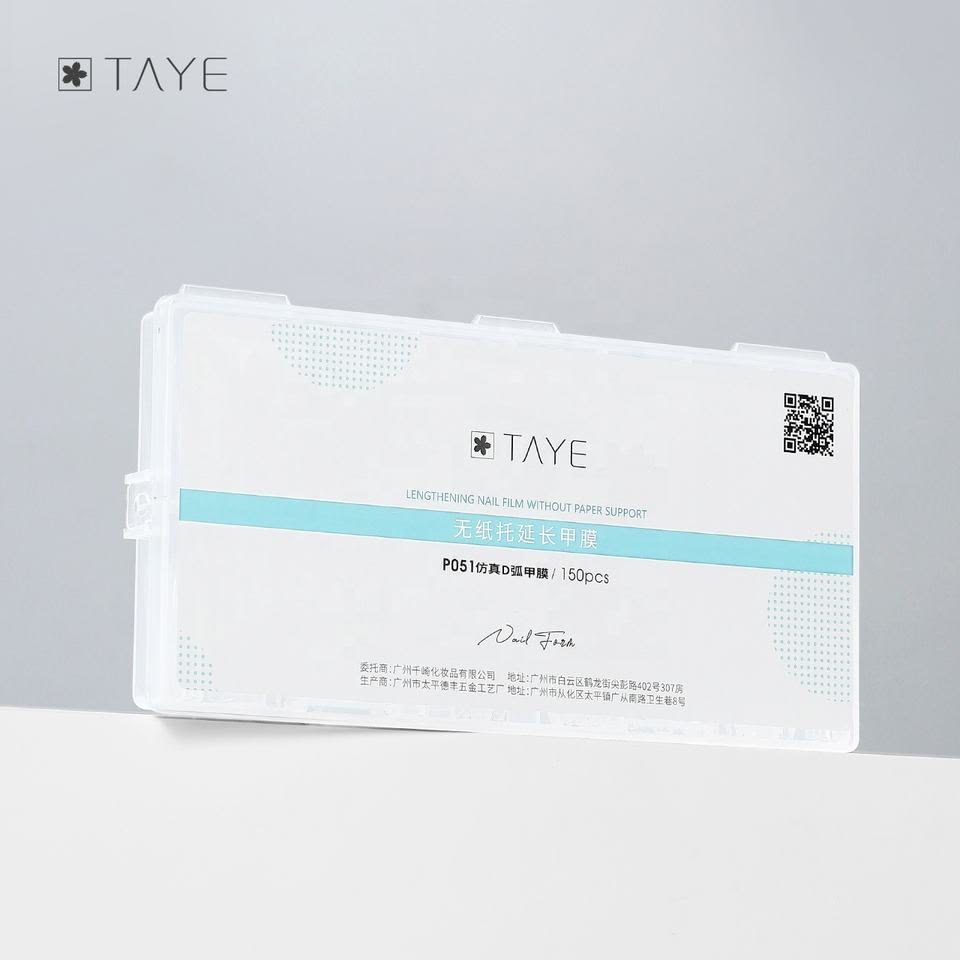 TAYE Dual Form Tips - P064 Double - Head Short Clear - DTK Nail Supply