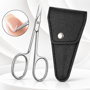 Cuticle Scissors - Extra-Fine Curved Blade with Pouch - DTK Nail Supply