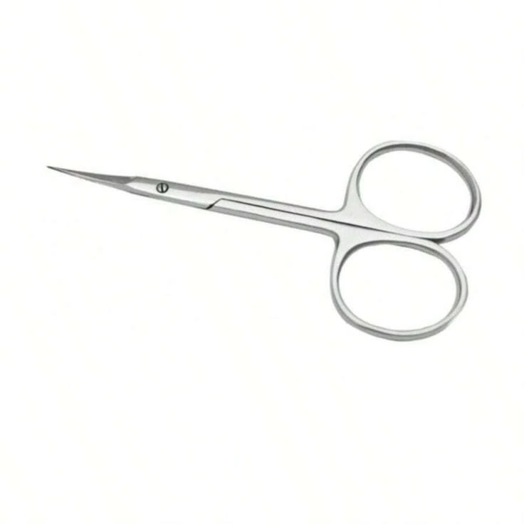 Ultra Fine Nail And Toenail Trimming Cuticle Scissors - Silver - DTK Nail Supply