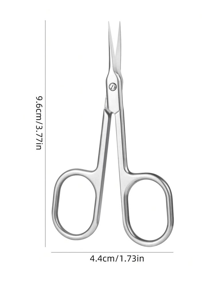 Ultra Fine Nail And Toenail Trimming Cuticle Scissors - Silver - DTK Nail Supply