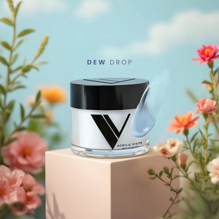 V Beauty Pure Acrylic System - 38 Dew Drop 1.5oz - DTK Nail Supply