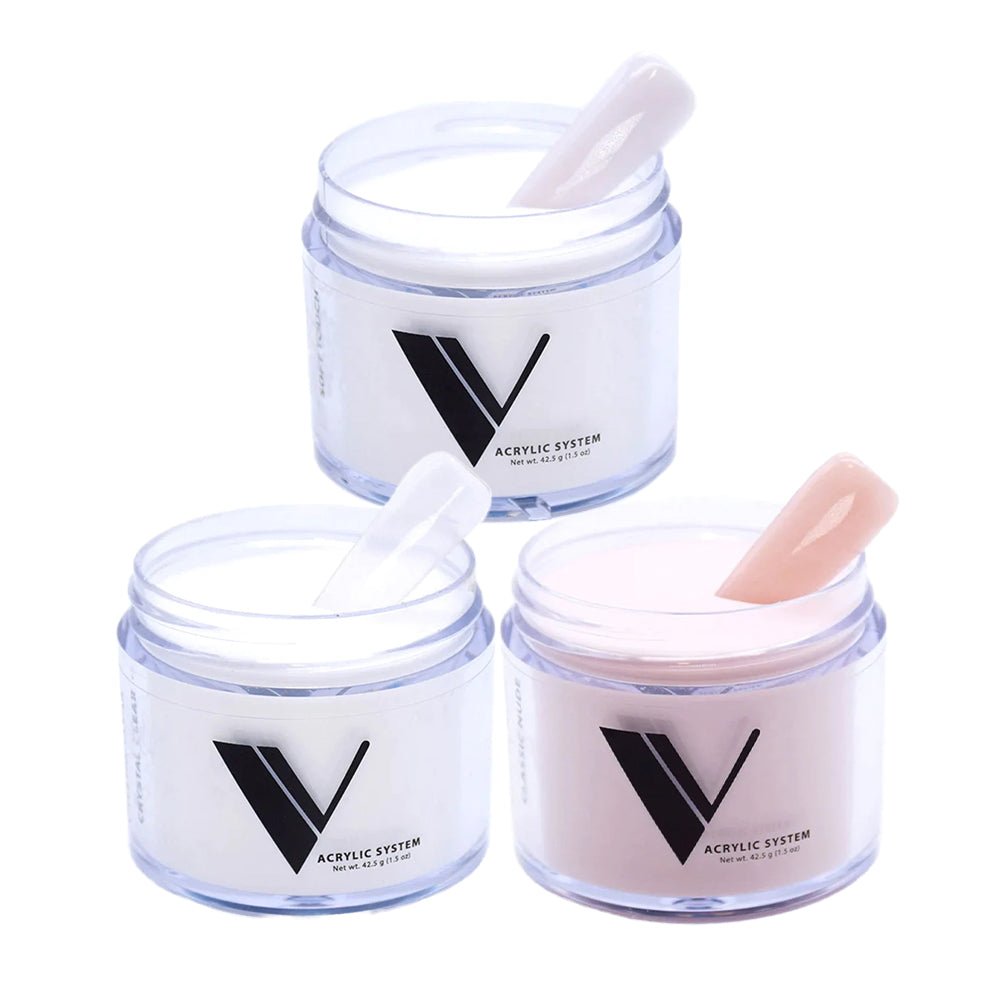 V Beauty Pure Kit 3: Soft Touch, Classic Nude, Clear - DTK Nail Supply