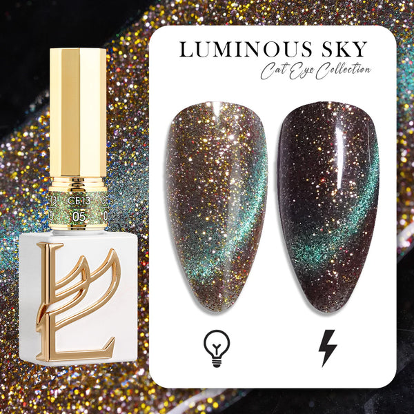 LAVIS Cat Eyes CE13 - 05 - Gel Polish 0.5 oz - Luminous Sky Collection