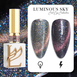 LAVIS Cat Eyes CE13 - 08 - Gel Polish 0.5 oz - Luminous Sky Collection