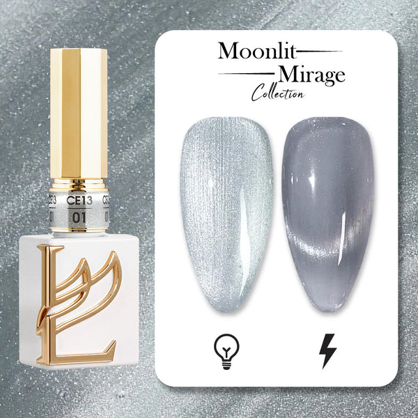 LAVIS Cat Eyes CE13 (Ver2) - 01 - Gel Polish 0.5 oz - Moonlit Mirage Collection