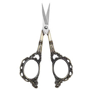 Vintage plum blossom scissors classic design sewing scissors - Aeneous - DTK Nail Supply