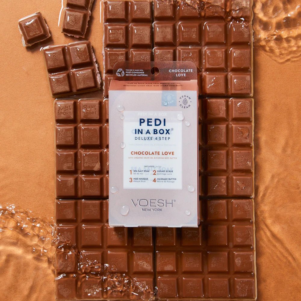 Voesh 4 In 1 Pedibox - Chocolate Love - DTK Nail Supply