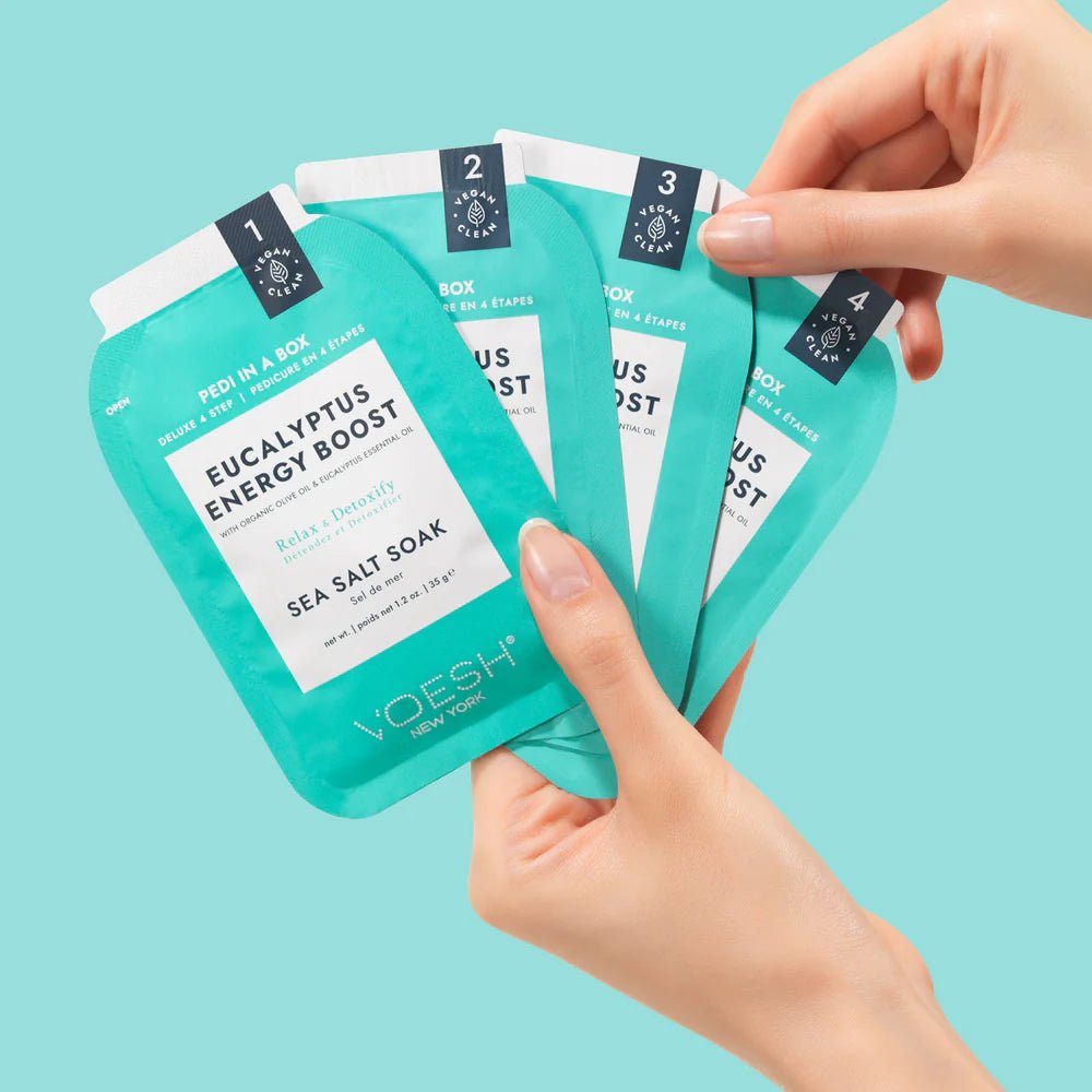 Voesh 4 In 1 Pedibox - Eucalyptus Energy Boost - DTK Nail Supply