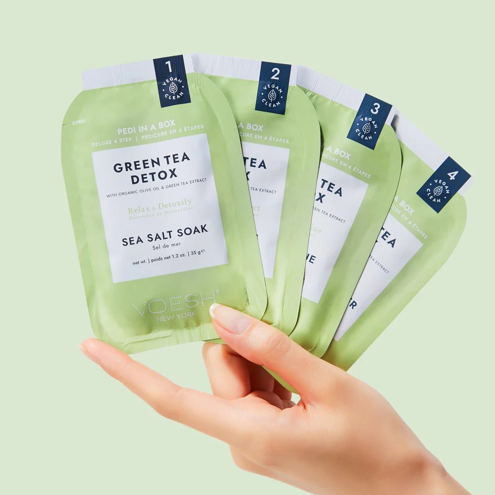 Voesh 4 In 1 Pedibox - Green Tea Detox - DTK Nail Supply