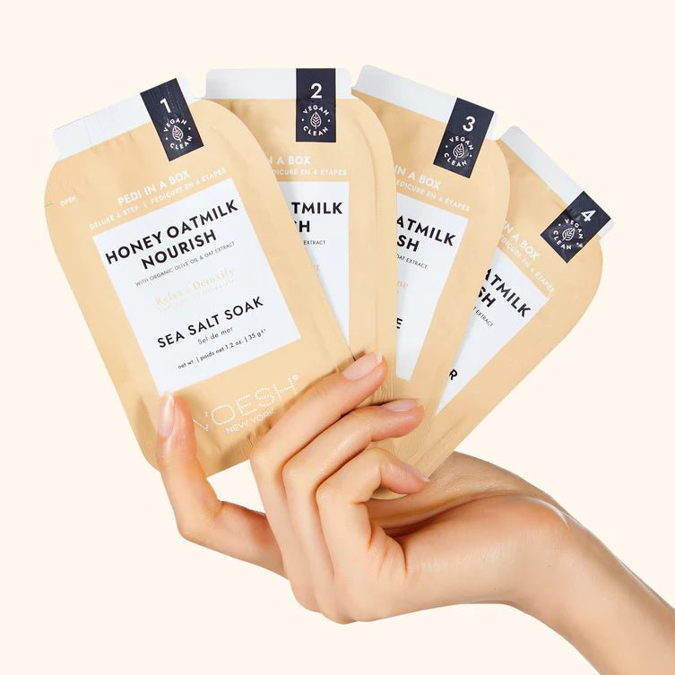 Voesh 4 In 1 Pedibox - Honey Oatmilk Nourish - DTK Nail Supply