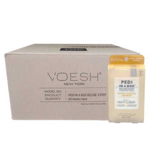 Voesh 4 In 1 Pedibox - Honey Oatmilk Nourish - DTK Nail Supply