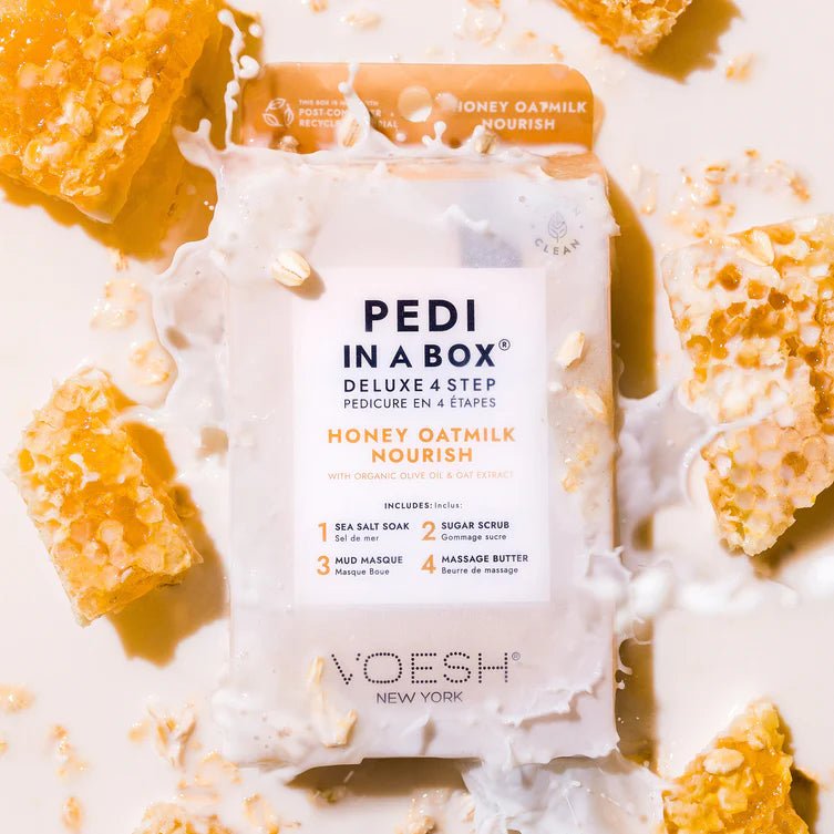 Voesh 4 In 1 Pedibox - Honey Oatmilk Nourish - DTK Nail Supply