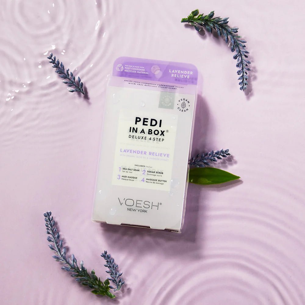 Voesh 4 In 1 Pedibox - Lavender Relieve - DTK Nail Supply
