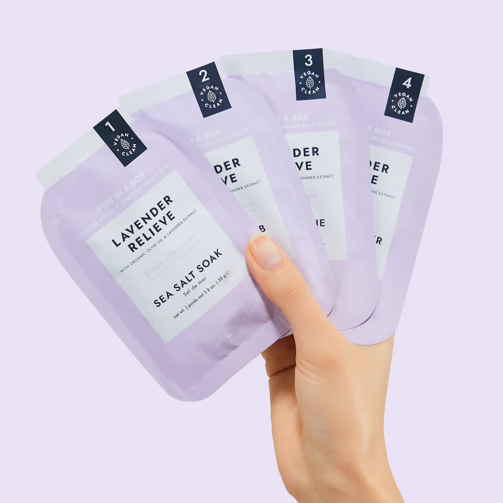 Voesh 4 In 1 Pedibox - Lavender Relieve - DTK Nail Supply