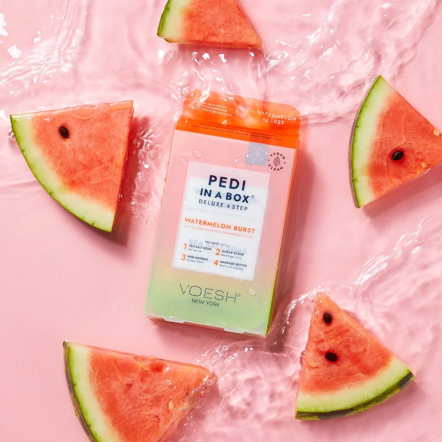 Voesh 4 In 1 Pedibox - Watermelon Burst - DTK Nail Supply