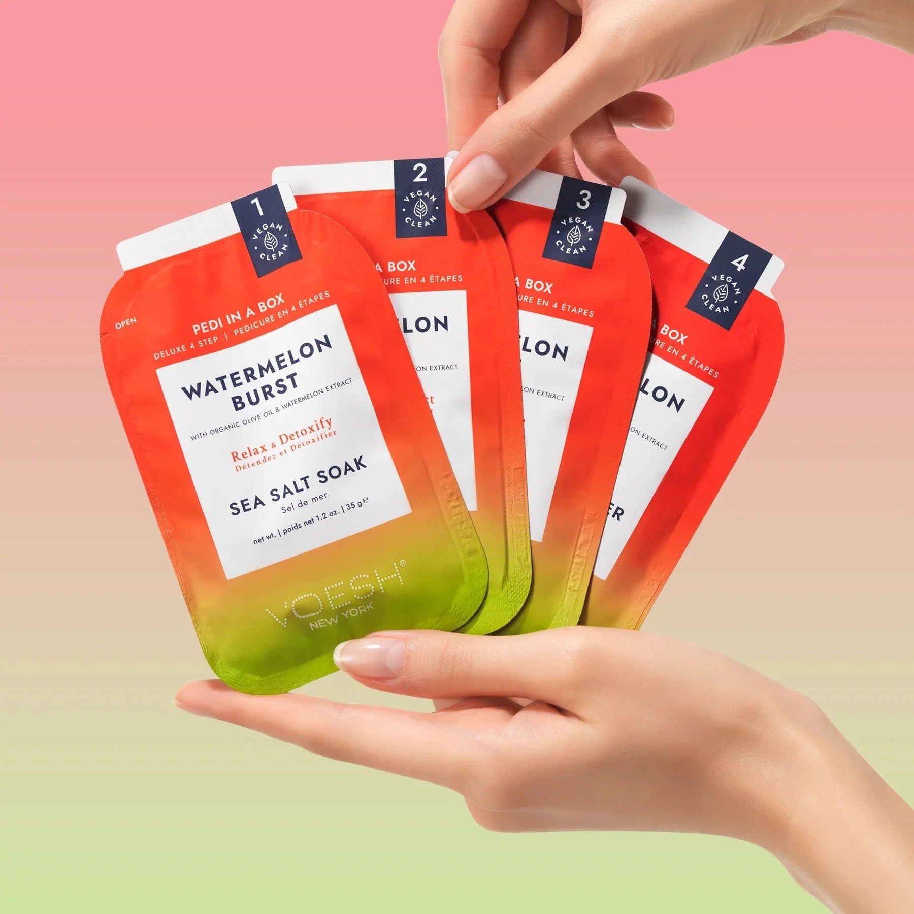 Voesh 4 In 1 Pedibox - Watermelon Burst - DTK Nail Supply