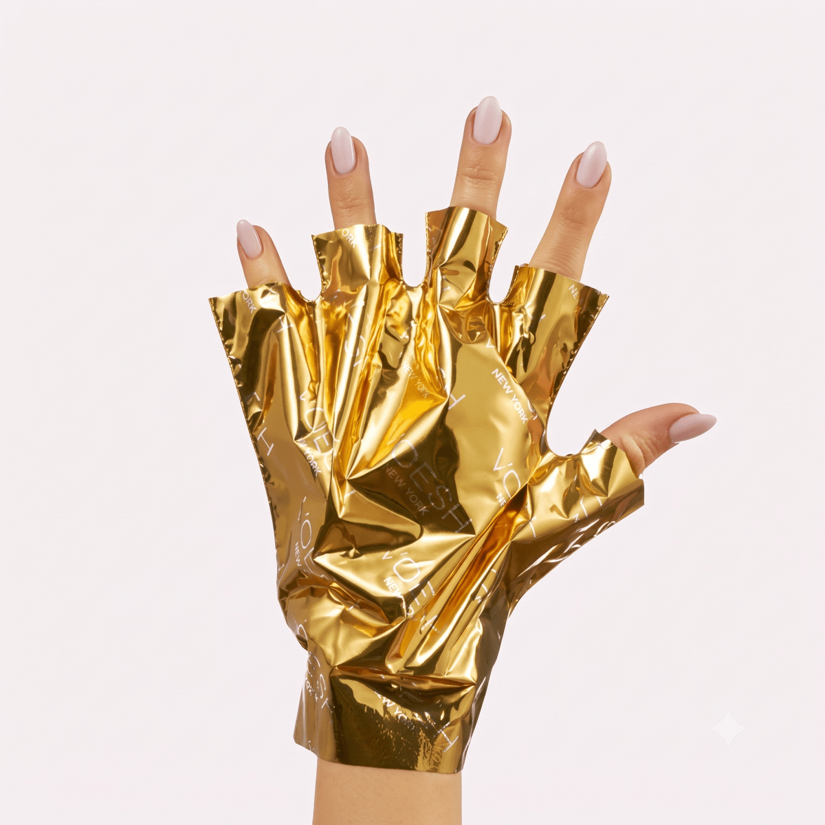 Voesh Collagen Gloves - Imperial Gold - DTK Nail Supply