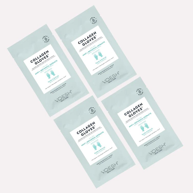 VOESH - Collagen Gloves with Mint & Botanical Extract - DTK Nail Supply