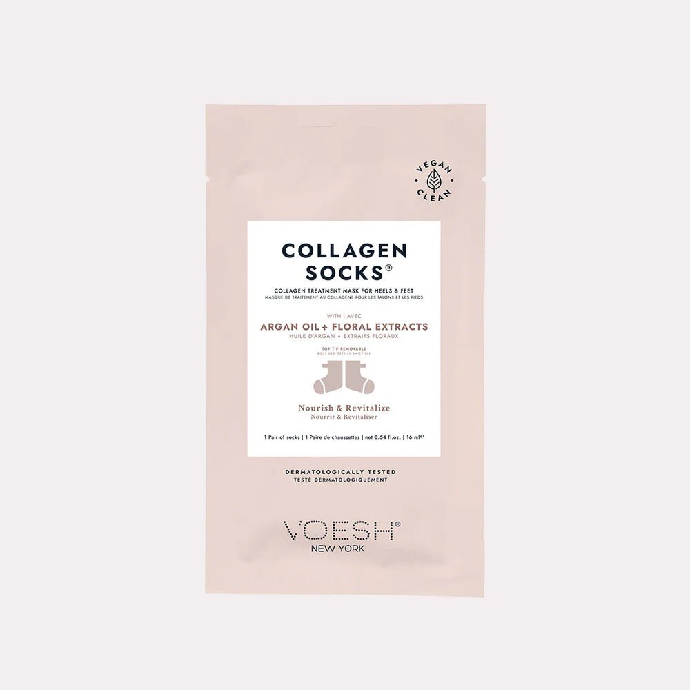 VOESH - Collagen Socks with Argan Oil - Case of 100 PCS - DTK Nail Supply