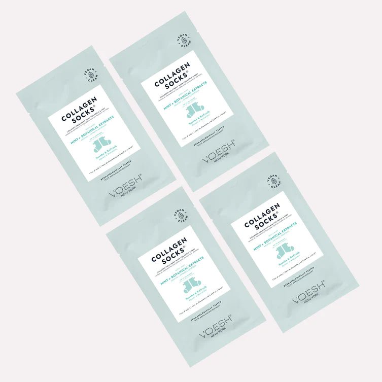VOESH - Collagen Socks with Mint & Botanical Extract - DTK Nail Supply