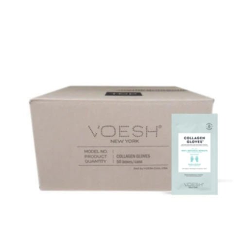 VOESH - Collagen Socks with Mint & Botanical Extract - Case of 100 PCS - DTK Nail Supply