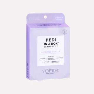 Voesh Pedi In a Box O2 Fizz 5 Step - Lavender Vanila (PCS) - DTK Nail Supply