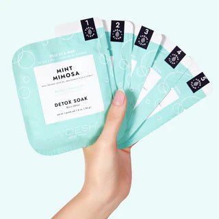 Voesh Pedi In a Box O2 Fizz 5 Step - Mint Mimosa (PCS) - DTK Nail Supply