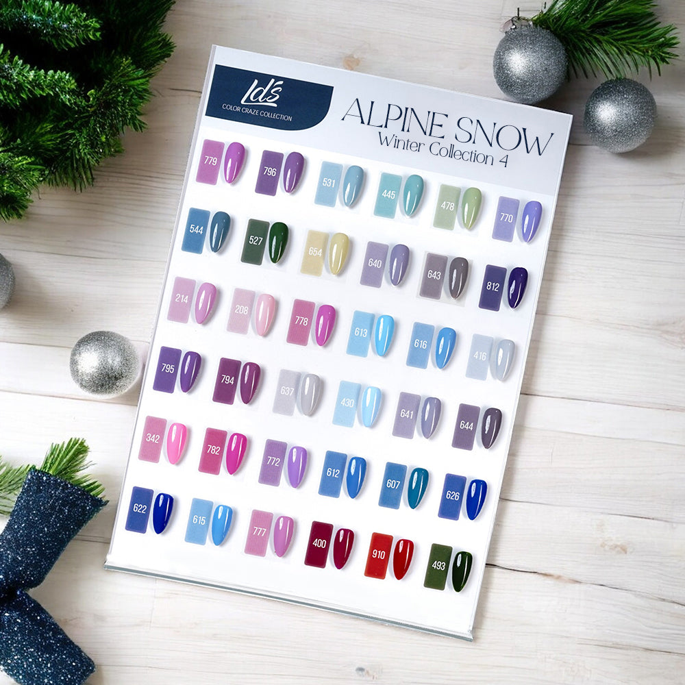 (Sample) LDS Set 36 Colors - Gel Polish 0.5oz - Winter 4 Collection
