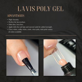  LAVIS Poly Extension Gel - 003 - White by LAVIS NAILS sold by DTK Nail Supply