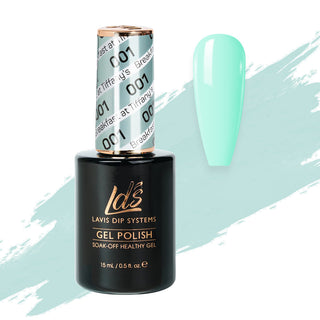  LDS Gel Polish 001 - Blue, Mint Colors - Breakfast at Tiffany's by LDS sold by DTK Nail Supply