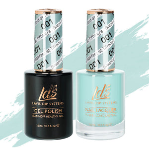  LDS Gel Nail Polish Duo - 001 Breakfast at Tiffany's by LDS sold by DTK Nail Supply