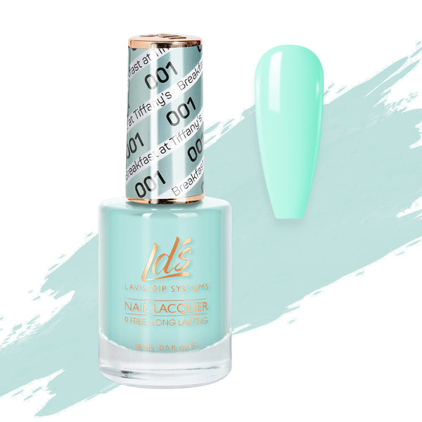  LDS Nail Lacquer - 001 Breakfast at Tiffany's by LDS sold by DTK Nail Supply