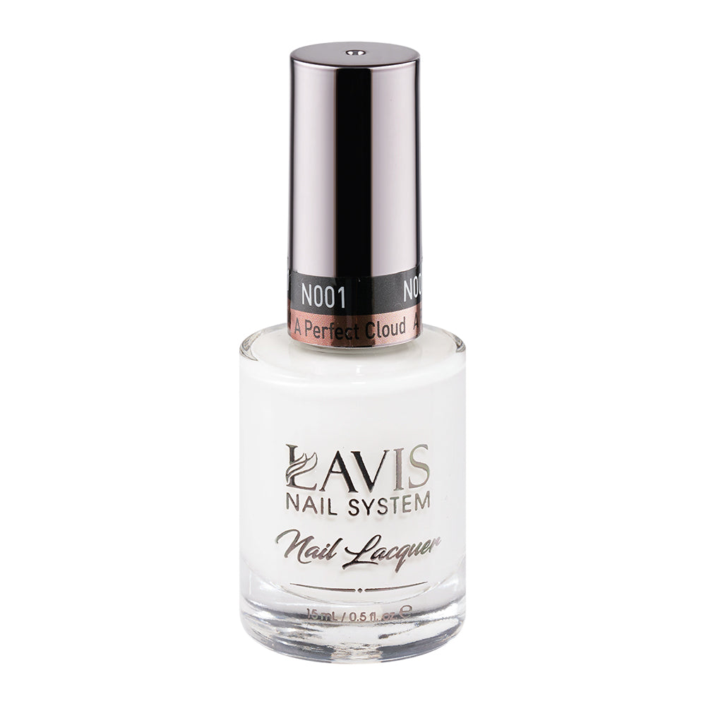  LAVIS Nail Lacquer - 001 A Perfect Cloud by LAVIS NAILS sold by DTK Nail Supply