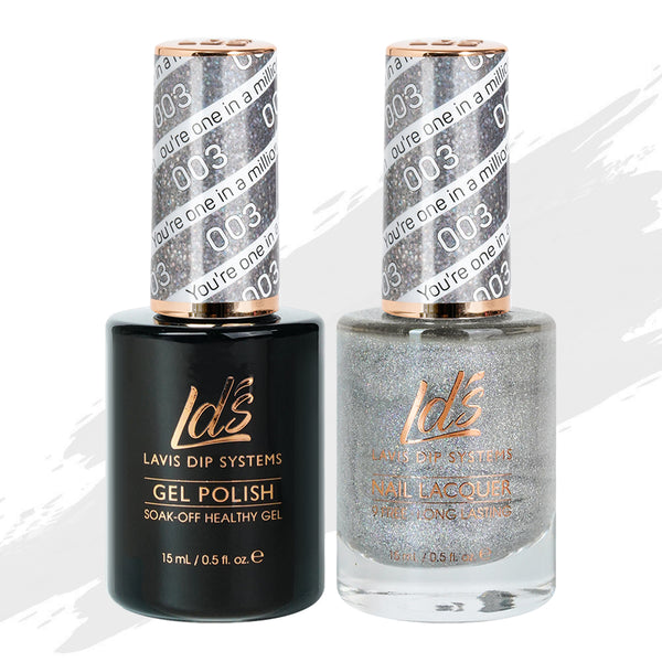  LDS Gel Nail Polish Duo - 003 You're One In A Million by LDS sold by DTK Nail Supply