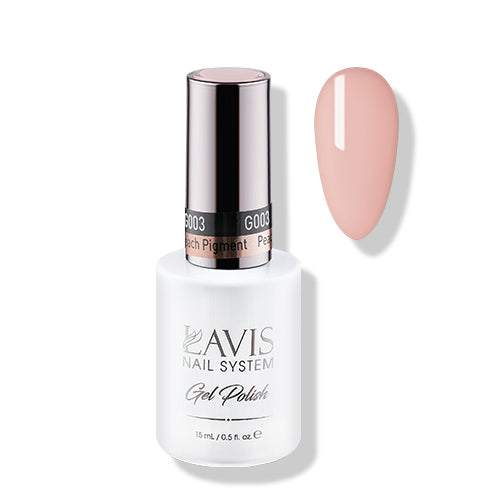 Lavis Gel Polish 003 - Beige Pink Colors - Peach Pigment by LAVIS NAILS sold by DTK Nail Supply