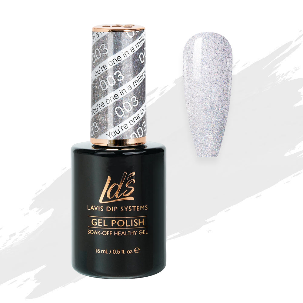  LDS Hema Free Gel Polish 003 - You're One In A Million by LDS HEMA FREE GEL POLISH sold by DTK Nail Supply