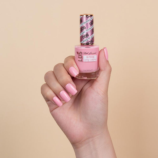  LDS Hema Free Gel Polish 006 - I'm Blushing For You by LDS HEMA FREE GEL POLISH sold by DTK Nail Supply