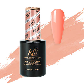  LDS Gel Polish 007 - Coral Colors - Just Peachy by LDS sold by DTK Nail Supply