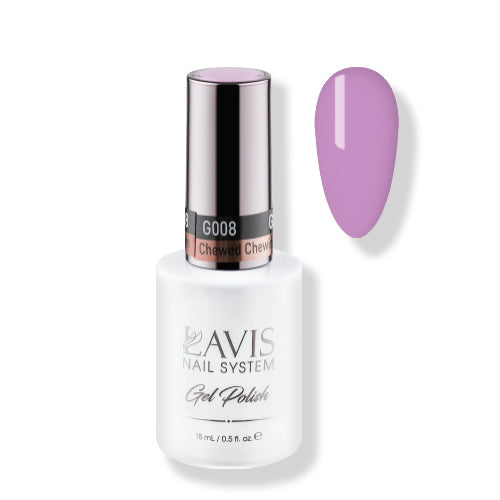 Lavis Gel Polish 008 - Pink Colors - Chewed Chewing Gum by LAVIS NAILS sold by DTK Nail Supply