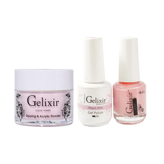  Gelixir 3 in 1 - 009 Peach - Acrylic & Dip Powder, Gel & Lacquer by Gelixir sold by DTK Nail Supply