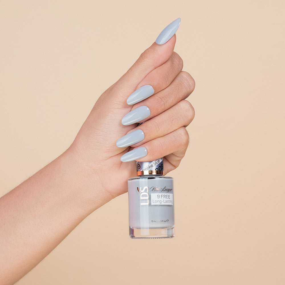  LDS Nail Lacquer - 009 Smoke Blue by LDS sold by DTK Nail Supply