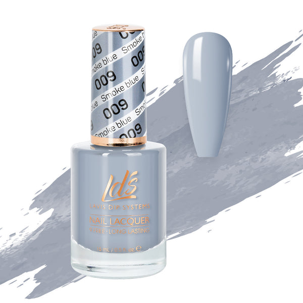  LDS Nail Lacquer - 009 Smoke Blue by LDS sold by DTK Nail Supply