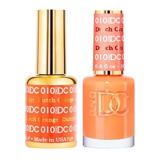  DND DC Gel Nail Polish Duo - 010 Dutch Orange by DND DC sold by DTK Nail Supply