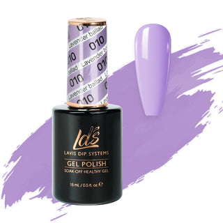  LDS Hema Free Gel Polish 010 - Lavender Ballad by LDS HEMA FREE GEL POLISH sold by DTK Nail Supply