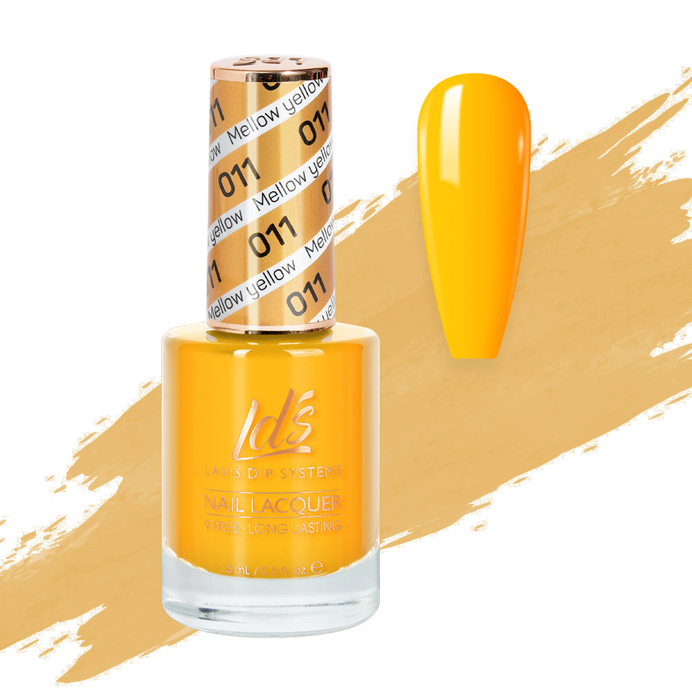  LDS Nail Lacquer - 011 Mellow Yellow by LDS sold by DTK Nail Supply