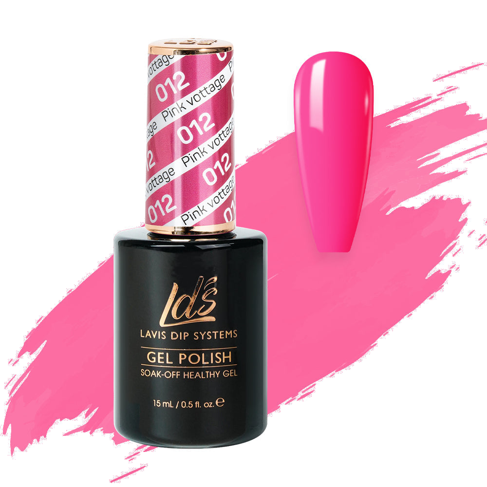  LDS Hema Free Gel Polish 012 - Pink Vottage by LDS HEMA FREE GEL POLISH sold by DTK Nail Supply